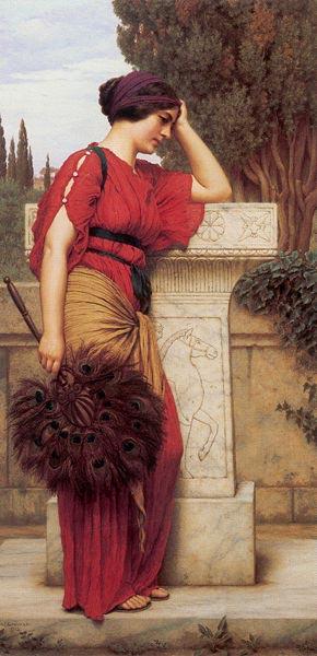 John William Godward La Pensierosa